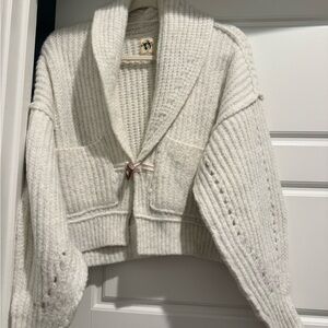 Free People Jackson Ivory Cardi